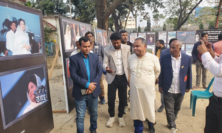 রংপুরে খালেদা জিয়ার সংগ্রামী জীবন নিয়ে আলোকচিত্র প্রদর্শনী শুরু