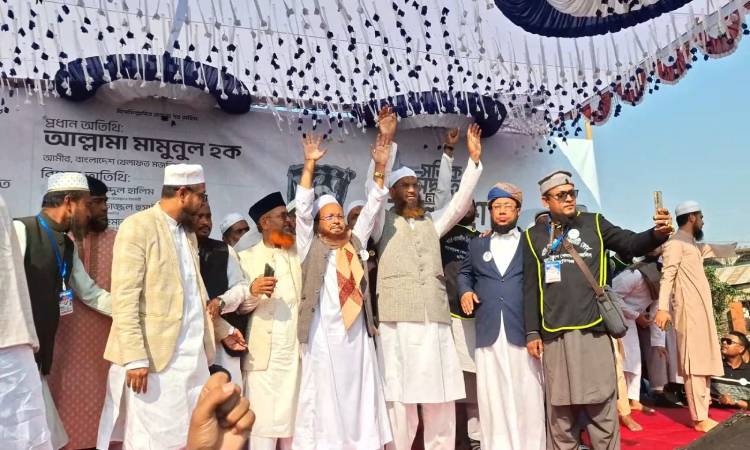 জনগণের ক্ষমতার অর্থ বুঝিয়ে দিতেই আমরা ঐক্যবদ্ধ হয়েছি : মামুনুল হক