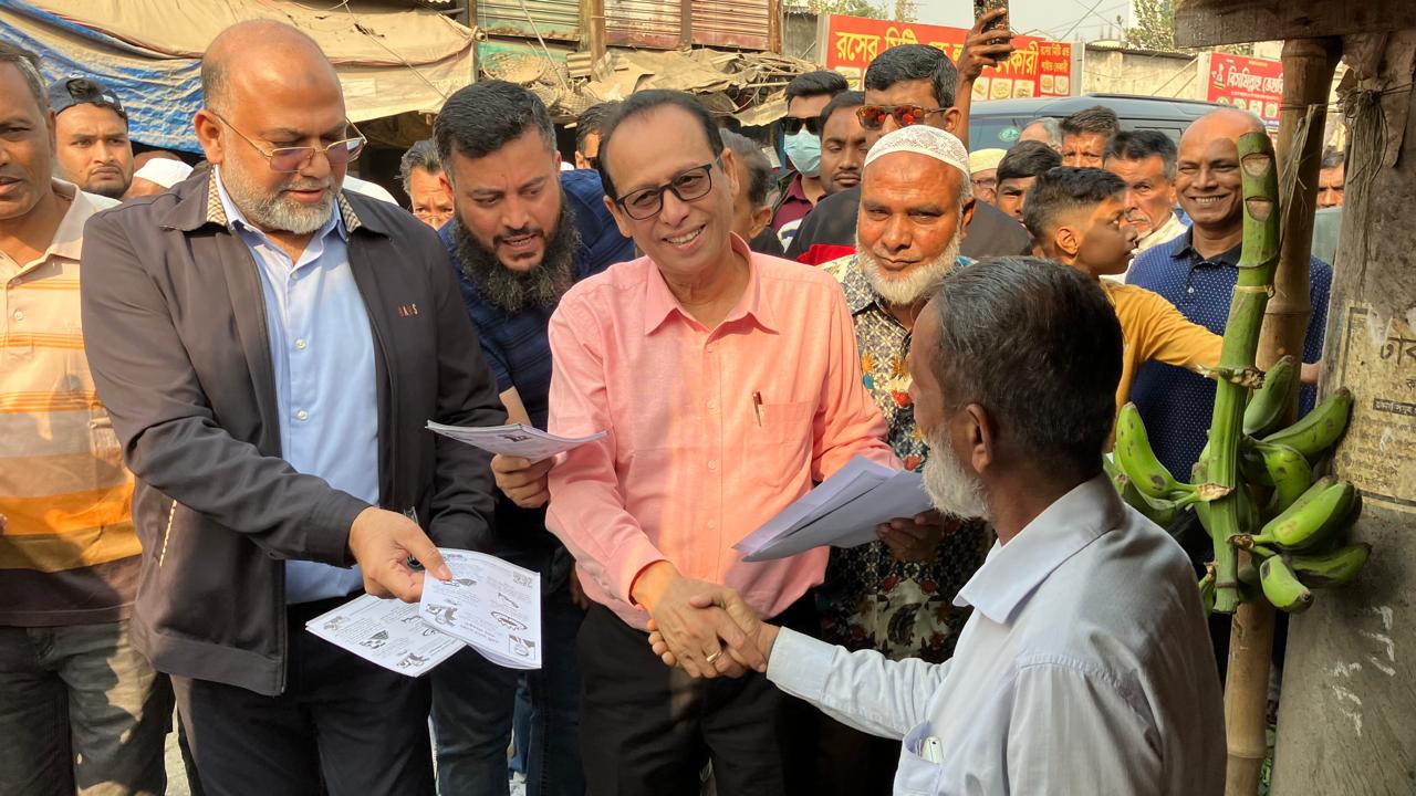 ঢাকা-১১ আসনকে মাদক, সন্ত্রাস ও চাঁদাবাজিমুক্ত করতে চাই : ড. এম এ কাইয়ুম