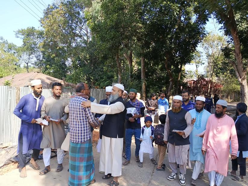 রাঙ্গামাটিতে ১১ দলীয় ঐক্যজোট প্রার্থীর নির্বাচনী গণসংযোগ