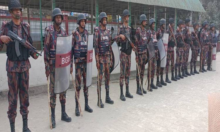 আইনশৃঙ্খলা রক্ষায় শেরপুরে বিজিবি মোতায়েন