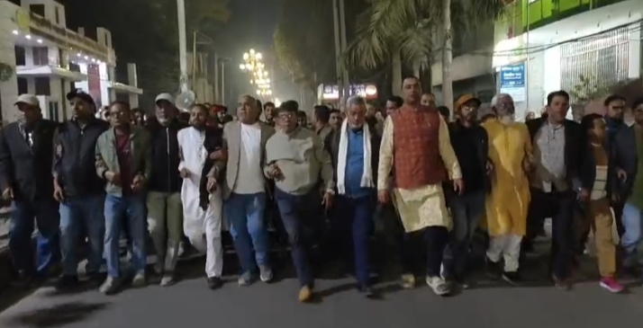 তারেক রহমানের আগমন উপলক্ষে টাঙ্গাইলে বিএনপির স্বাগত মিছিল