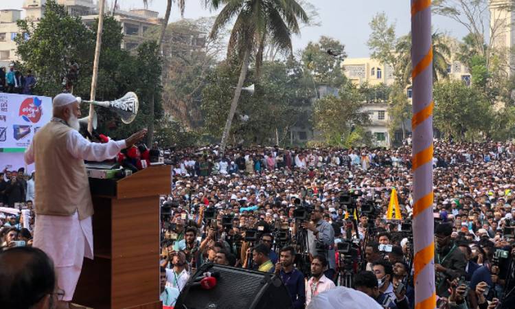 আধিপত্যবাদ, চাঁদাবাজ ও দুর্নীতিমুক্ত সমাজ বিনির্মাণে জনগণ একাট্টা হয়েছে : শফিকুর রহমান