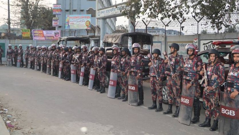 বৃহত্তর রংপুরের ৪ জেলায় ৭৪ প্লাটুন বিজিবি মোতায়েন