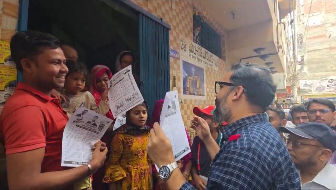 ঘরে ঘরে গ্যাস সংযোগ ও সিন্ডিকেটমুক্ত পল্লবী গড়ার অঙ্গীকার আমিনুল হকের