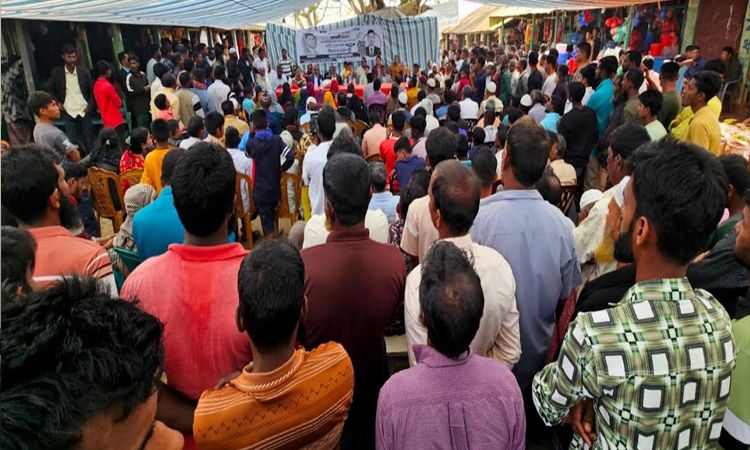 লংগদুতে বিএনপি প্রার্থী দীপেন দেওয়ানের গণসংযোগ 