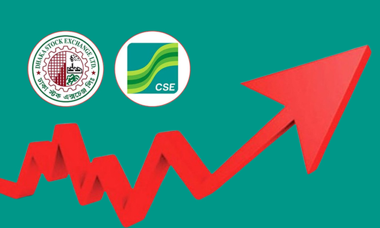শেয়ারবাজারে সূচক উর্ধ্বমুখী, লেনদেন ৭৪৬ কোটি টাকা