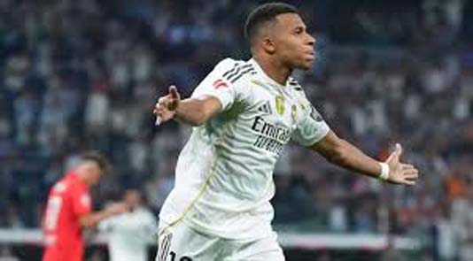 এমবাপ্পের শেষ মুহূর্তের গোলে রিয়ালের কষ্টার্জিত জয়