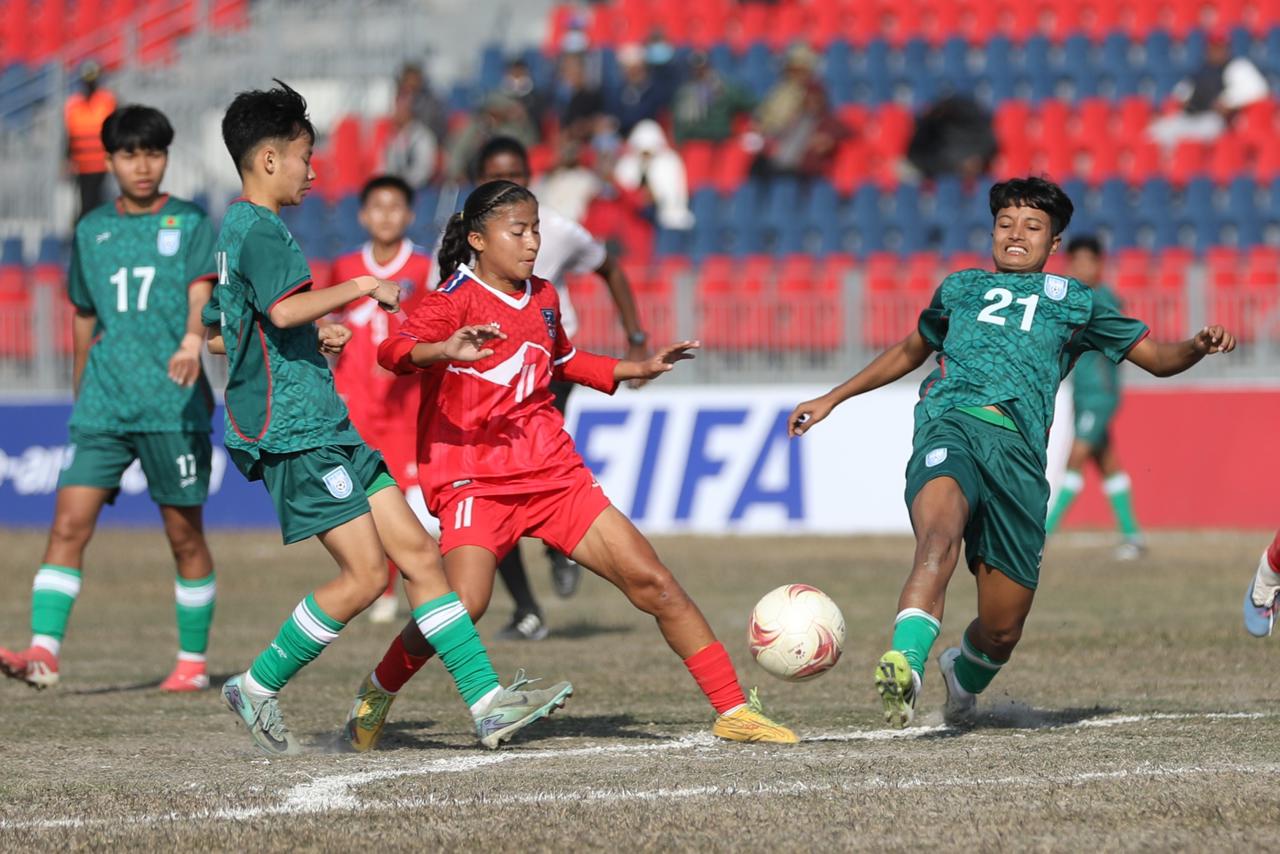 নেপালকে ৪-০ গোলে হারিয়ে ফাইনালে অপরাজিত বাংলাদেশ