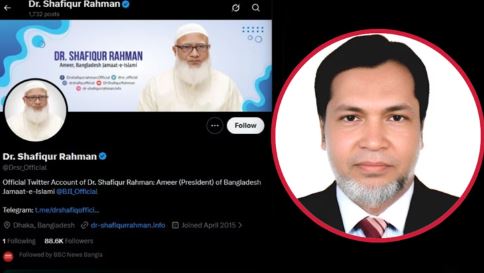 জামায়াত আমিরের এক্স অ্যাকাউন্ট হ্যাকের ঘটনায় অভিযুক্তের জামিন