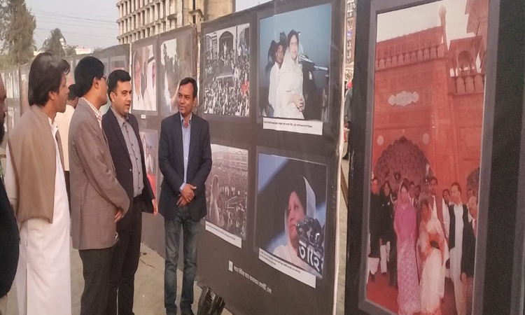 কক্সবাজার সৈকতে বেগম খালেদা জিয়ার জীবন-সংগ্রাম নিয়ে প্রদর্শনী