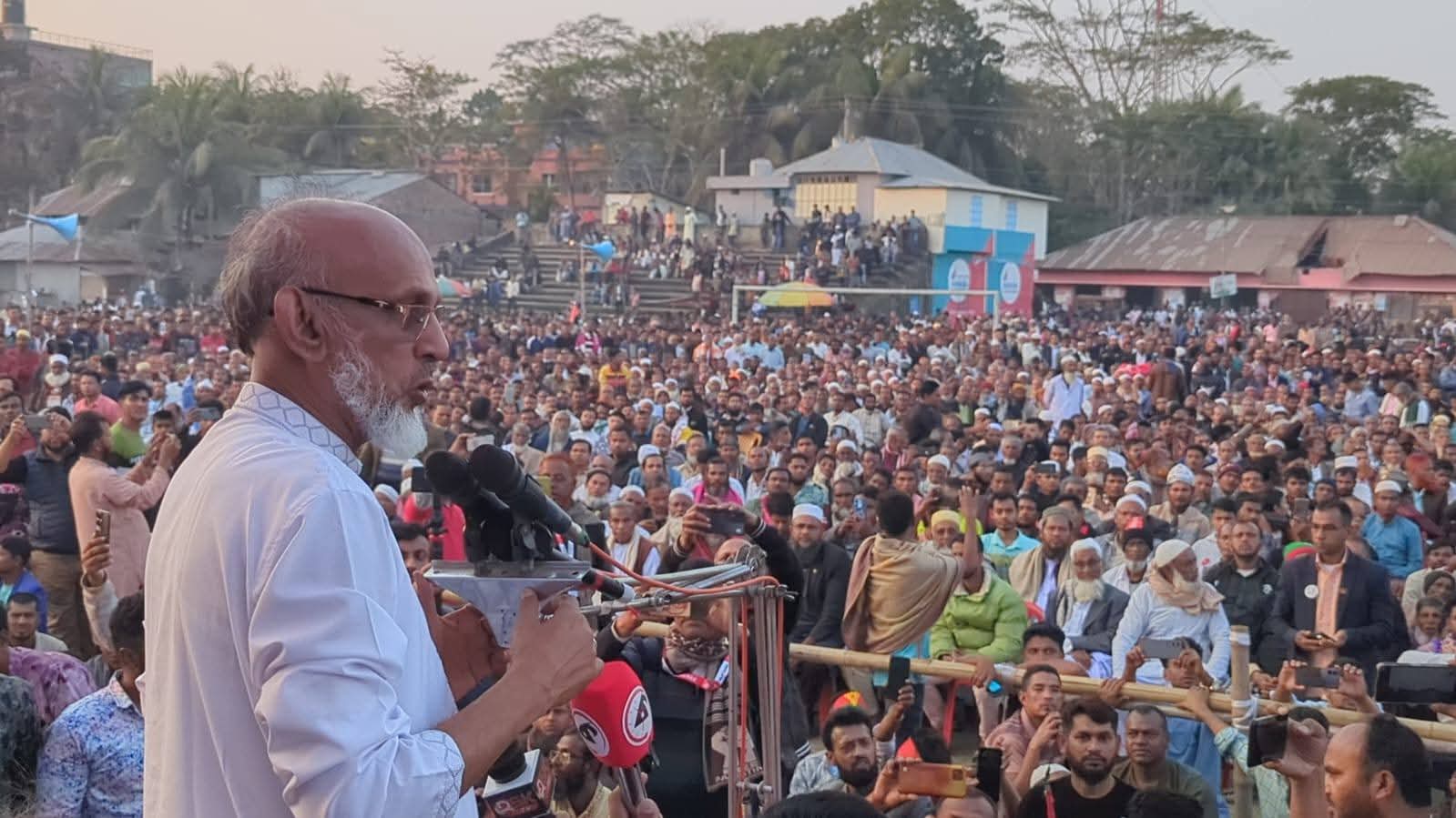 পিরোজপুরে বিএনপি’র নির্বাচনী জনসভা 