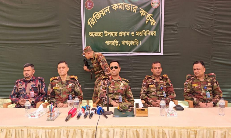 পাহাড়ে উন্নয়নে বাধা দিচ্ছে আঞ্চলিক সংগঠন : ব্রিগেডিয়ার জেনারেল কে এম ওবায়দুল হক