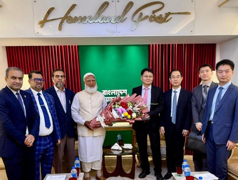 জামায়াত আমিরের সঙ্গে চীনা নির্বাচন পর্যবেক্ষণ মিশনের প্রতিনিধিদলের সাক্ষাৎ
