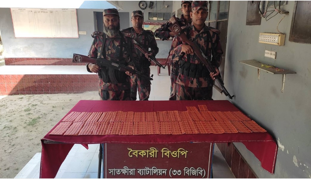 সাতক্ষীরা সীমান্তে বিভিন্ন মালামাল জব্দ, আটক ১ 