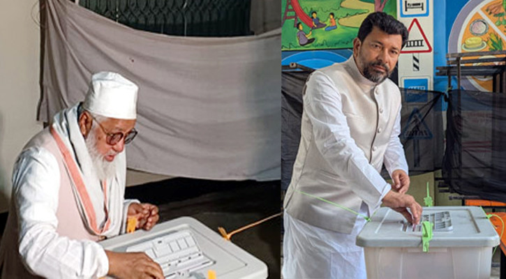 চট্টগ্রাম-১৫ আসনে ভোট দিলেন জামায়াত প্রার্থী শাহজাহান চৌধুরী