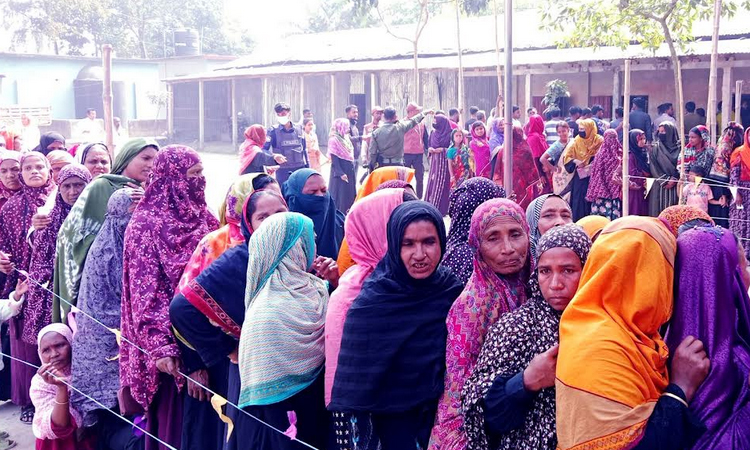 শান্তিপূর্ণভাবে ভোটগ্রহণ শেষ রংপুর বিভাগে; ভোটার উপস্থিতি প্রায় ৭০ শতাংশ