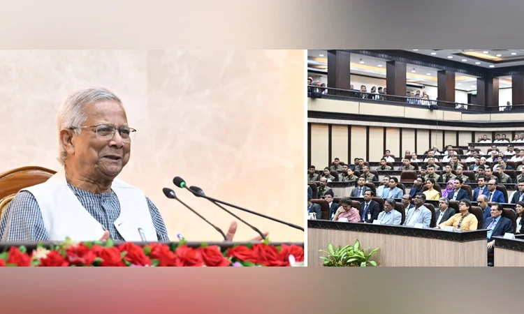 কমকর্তা ও কর্মচারীদের উদ্দেশ্যে বিদায়ী ভাষণ দিলেন প্রধান উপদেষ্টা