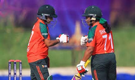 ফারজানার ক্যামিওতে টানা দ্বিতীয় জয় বাংলাদেশ নারী ‘এ’ দলের