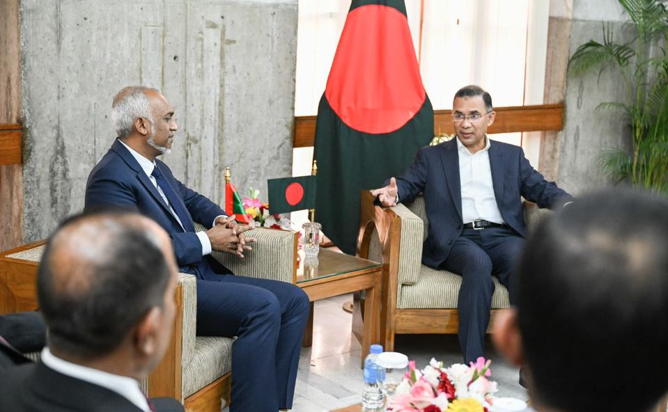প্রধানমন্ত্রী তারেক রহমানের সঙ্গে মালদ্বীপের প্রেসিডেন্টের সাক্ষাৎ 