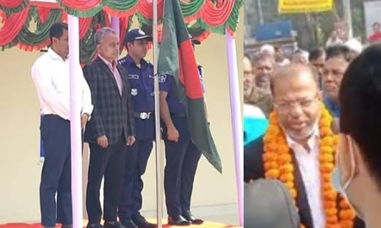 মোল্লাহাটে ফুলেল শুভেচ্ছায় সিক্ত মন্ত্রী রবিউল আলম ও প্রতিমন্ত্রী ফরিদুল ইসলাম