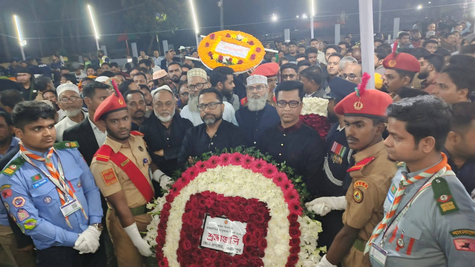 পিরোজপুরে যথাযোগ্য মর্যাদায় ভাষা শহীদদের স্মরণ