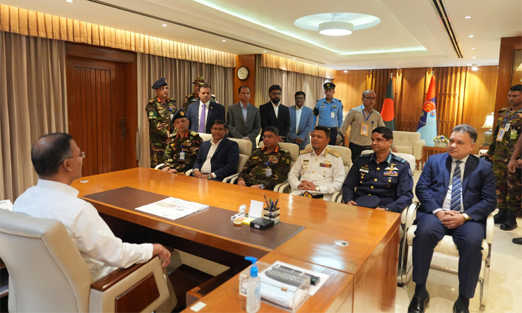 সশস্ত্র বাহিনী বিভাগে অফিস করলেন প্রধানমন্ত্রী তারেক রহমান 