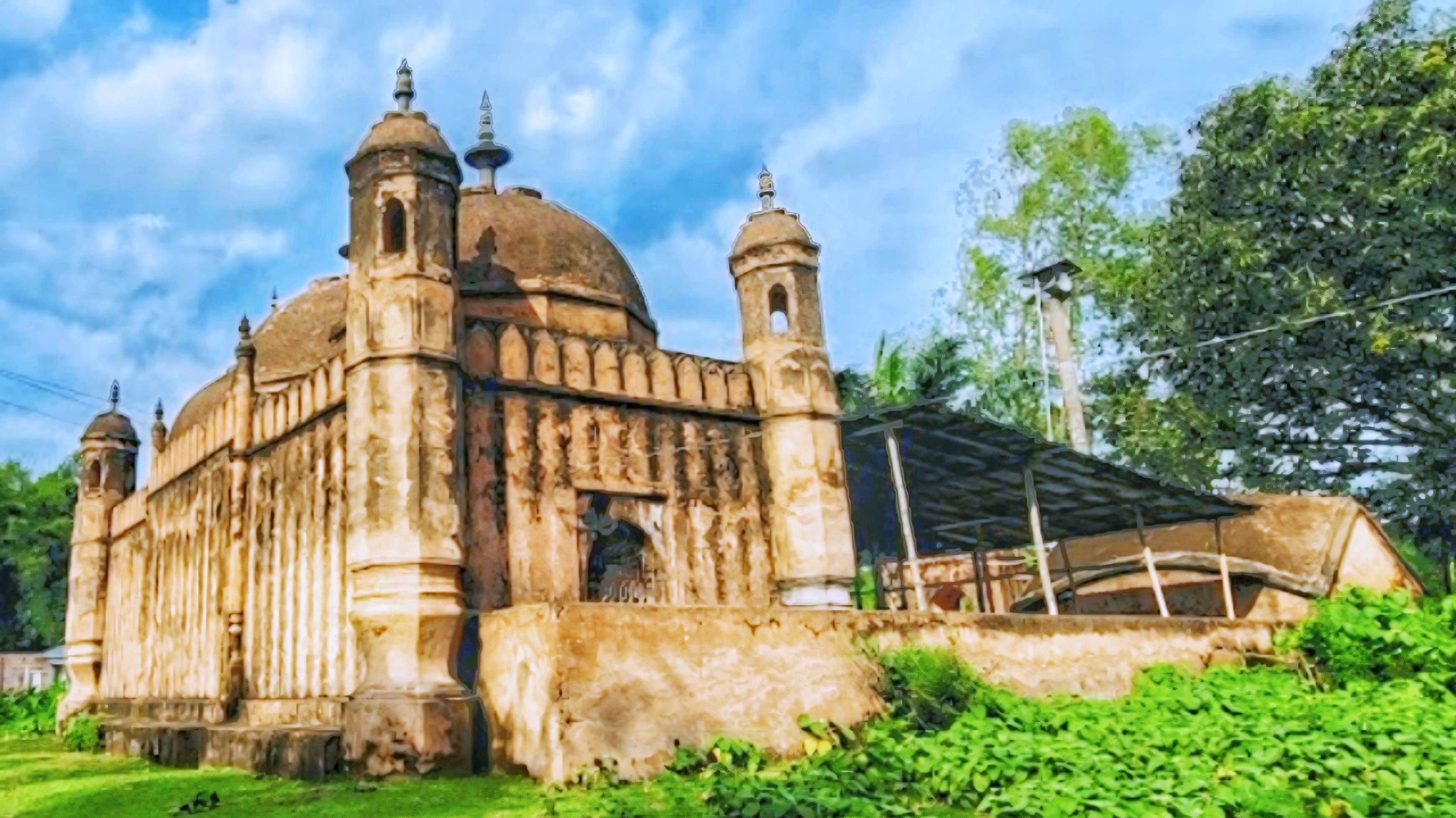 মুঘল স্থাপত্যের সাক্ষ্য বহন করছে নিদাড়িয়া মসজিদ