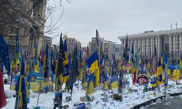 ইউক্রেন যুদ্ধের চার বছর পূর্তিতে কিয়েভে ইউরোপীয় নেতারা