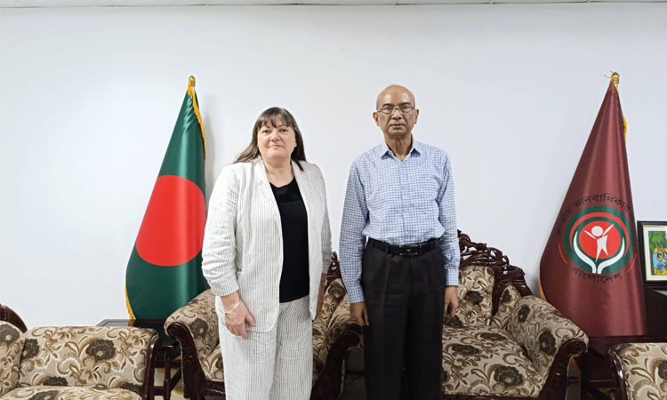 মানবাধিকার কমিশনের চেয়ারপার্সনের সঙ্গে ইইউ নির্বাচন পর্যবেক্ষণ মিশনের মানবাধিকার বিশ্লেষকের সাক্ষাৎ