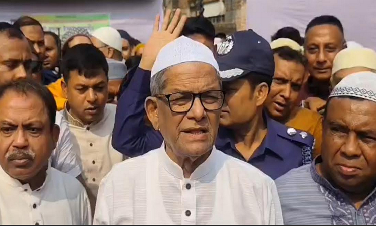 ভেঙে পড়া রাষ্ট্রীয় প্রতিষ্ঠানগুলোকে প্রাতিষ্ঠানিক রূপ দিতে কাজ করছে সরকার :  মির্জা ফখরুল 