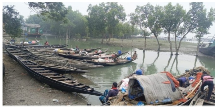 দুই মাস বন্ধ থাকার পর সুন্দরবন সাতক্ষীরা রেঞ্জে কাঁকড়া আহরণ শুরু