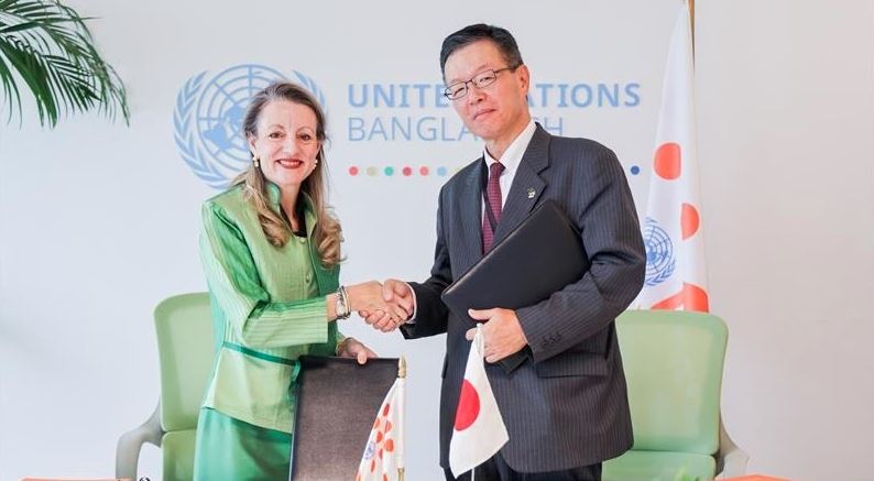 রোহিঙ্গা ও স্থানীয় জনগোষ্ঠীর জন্য ৩.২ মিলিয়ন ডলার সহায়তা দিচ্ছে জাপান