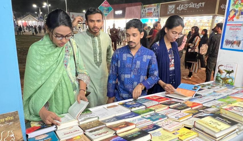 অমর একুশে বইমেলা’র ৬ষ্ঠ দিনে নতুন বই এসেছে ৬৫টি