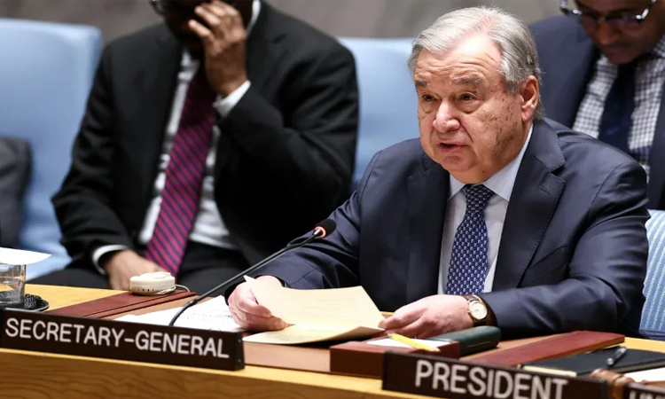 মধ্যপ্রাচ্য পরিস্থিতি নিয়ন্ত্রণের বাইরে চলে যেতে পারে : জাতিসংঘ মহাসচিব
