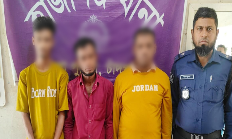 চাঁদপুরে অস্ত্রসহ ডাকাত দলের ৩ সদস্য গ্রেপ্তার