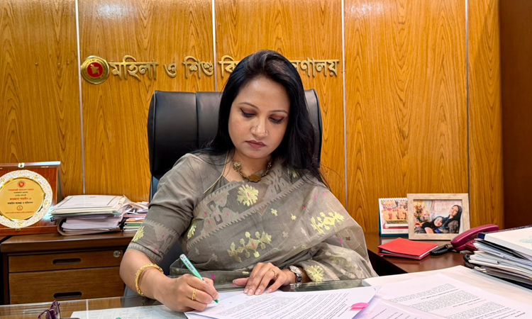 নারীর অদৃশ্য শ্রমের রাষ্ট্রীয় স্বীকৃতি দেওয়া হবে : প্রতিমন্ত্রী ফারজানা শারমীন