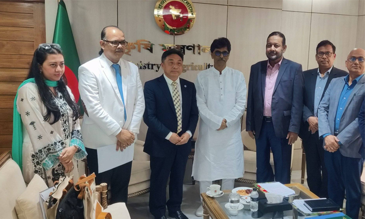কৃষিমন্ত্রীর সঙ্গে জাতিসংঘের খাদ্য ও কৃষি সংস্থার প্রতিনিধিদলের সাক্ষাৎ