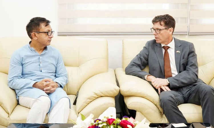 শিল্পমন্ত্রীর সঙ্গে নরওয়ে রাষ্ট্রদূতের সৌজন্য সাক্ষাৎ