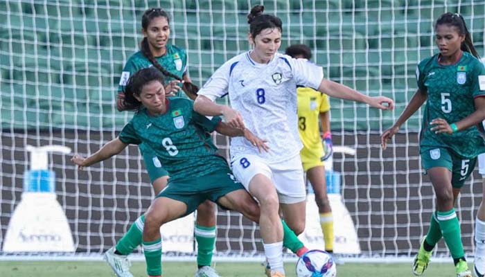 উজবেকিস্তানের কাছে হেরে এশিয়ান কাপ শেষ বাংলাদেশের