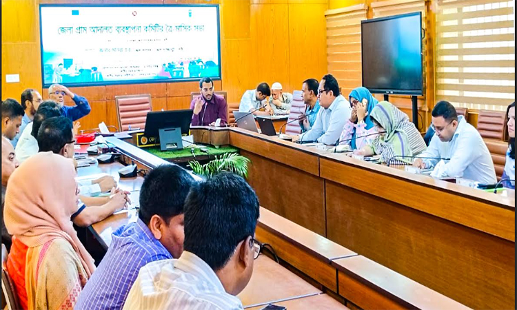 ফেনীতে গ্রাম আদালত ব্যবস্থাপনা কমিটির সভা