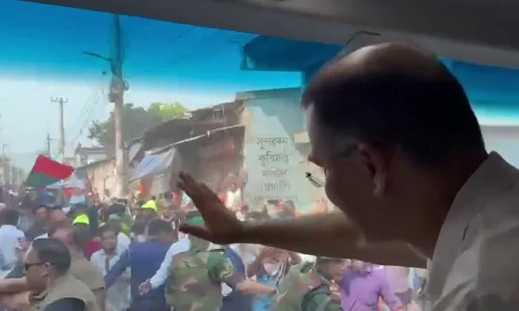 খাল খনন কর্মসূচীর উদ্বোধনে দিনাজপুরের কাহারোলে প্রধানমন্ত্রী