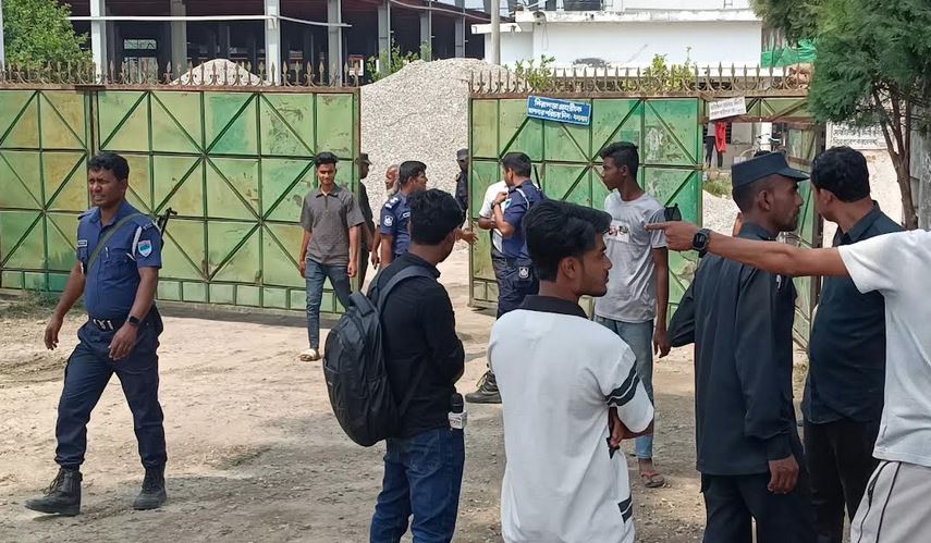 মহেশপুরে সড়কে গাড়ি পার্কিং, কোল্ড স্টোরেজ প্রতিষ্ঠানকে জরিমানা