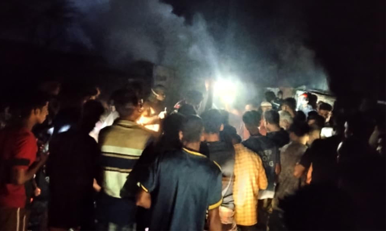 হবিগঞ্জে অগ্নিকাণ্ডে গরুসহ ঘরবাড়ি পুড়ে ছাই