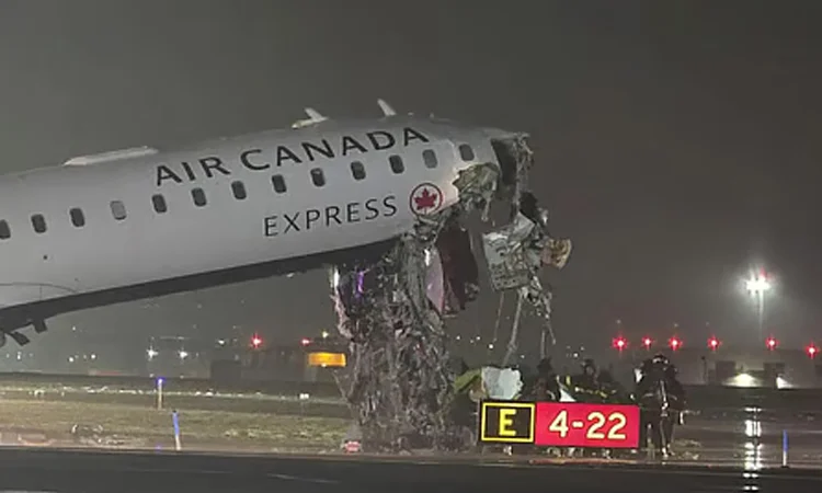 নিউইয়র্কের লাগুয়ার্ডিয়ায় বিমান-যান দুর্ঘটনায় বিমান চলাচল বন্ধ