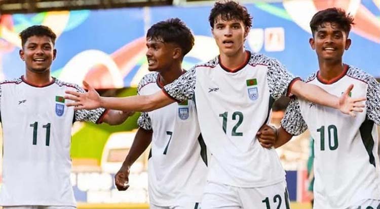 পাকিস্তানকে হারিয়ে সাফ অনূর্ধ্ব-২০ চ্যাম্পিয়নুশিপে শুভ সূচনা বাংলাদেশের