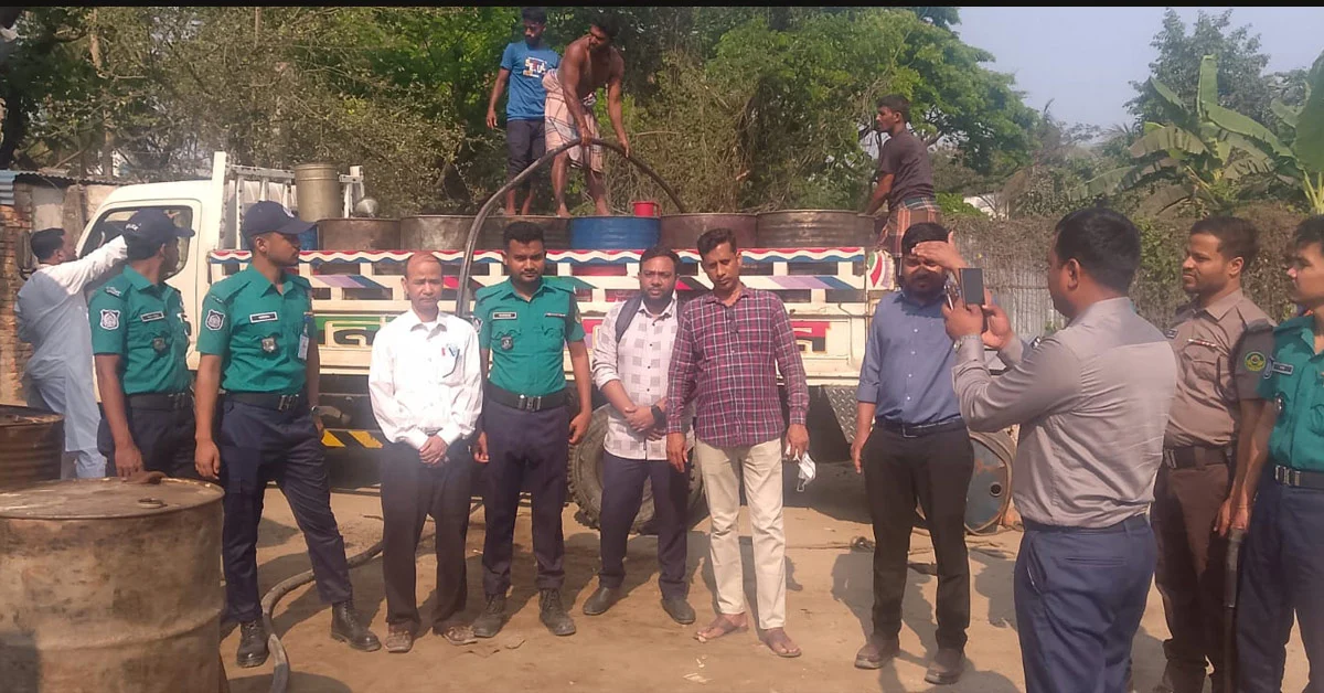 চট্টগ্রামে অবৈধভাবে মজুদ করা ৬ হাজার লিটার ডিজেল জব্দ