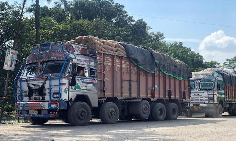 চাঁপাইনবাবগঞ্জে সোনামসজিদ স্থলবন্দরে আমদানি-রপ্তানি শুরু