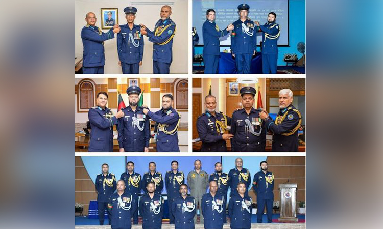 স্বাধীনতা দিবস উপলক্ষ্যে বিমান বাহিনীতে অনারারি কমিশন প্রদান