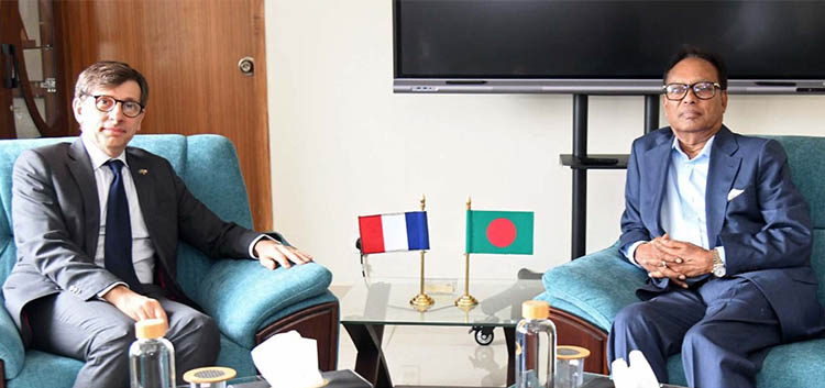 ফকির মাহবুব আনামের সঙ্গে ফ্রান্সের রাষ্ট্রদূতের বৈঠক